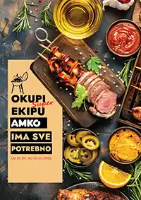 AMKO akcija roštilj ponuda meso i dodaci sniženja do 05. maja 2026