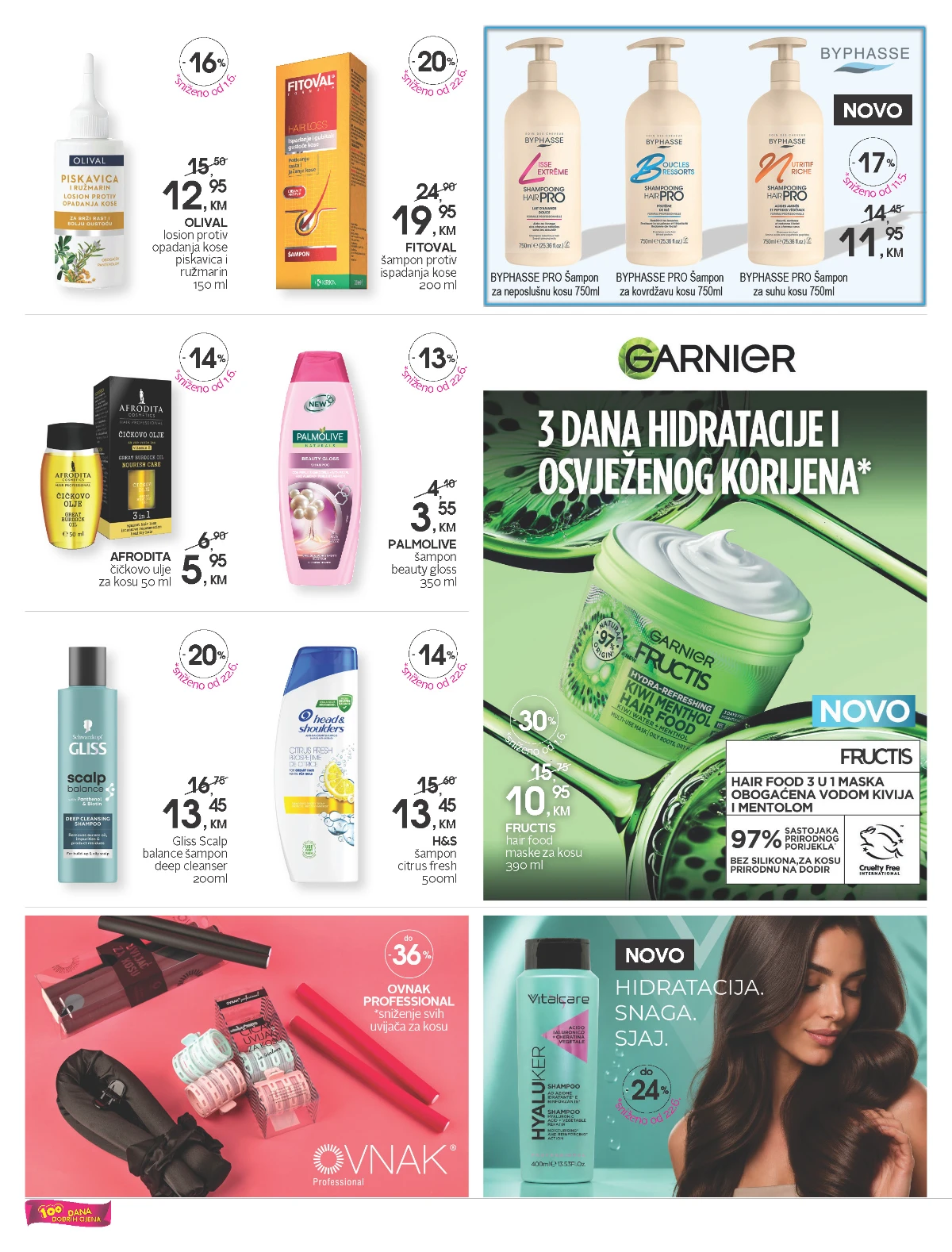 CM katalog stranica 8 – proizvodi za kosu i stilizovanje