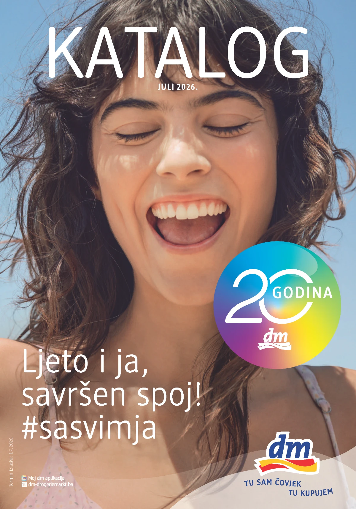 dm katalog juli 2026. – kozmetika, njega, sunčanje i ljetni proizvodi po akcijskim cijenama
