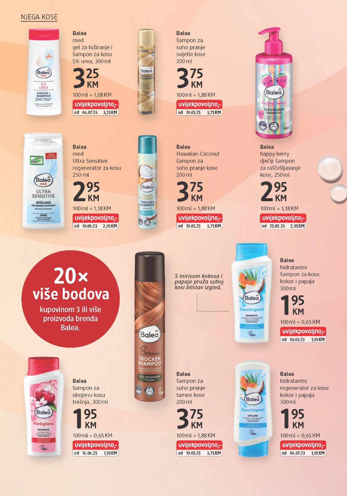 dm katalog juli 2026 - Balea proizvodi za njegu kose