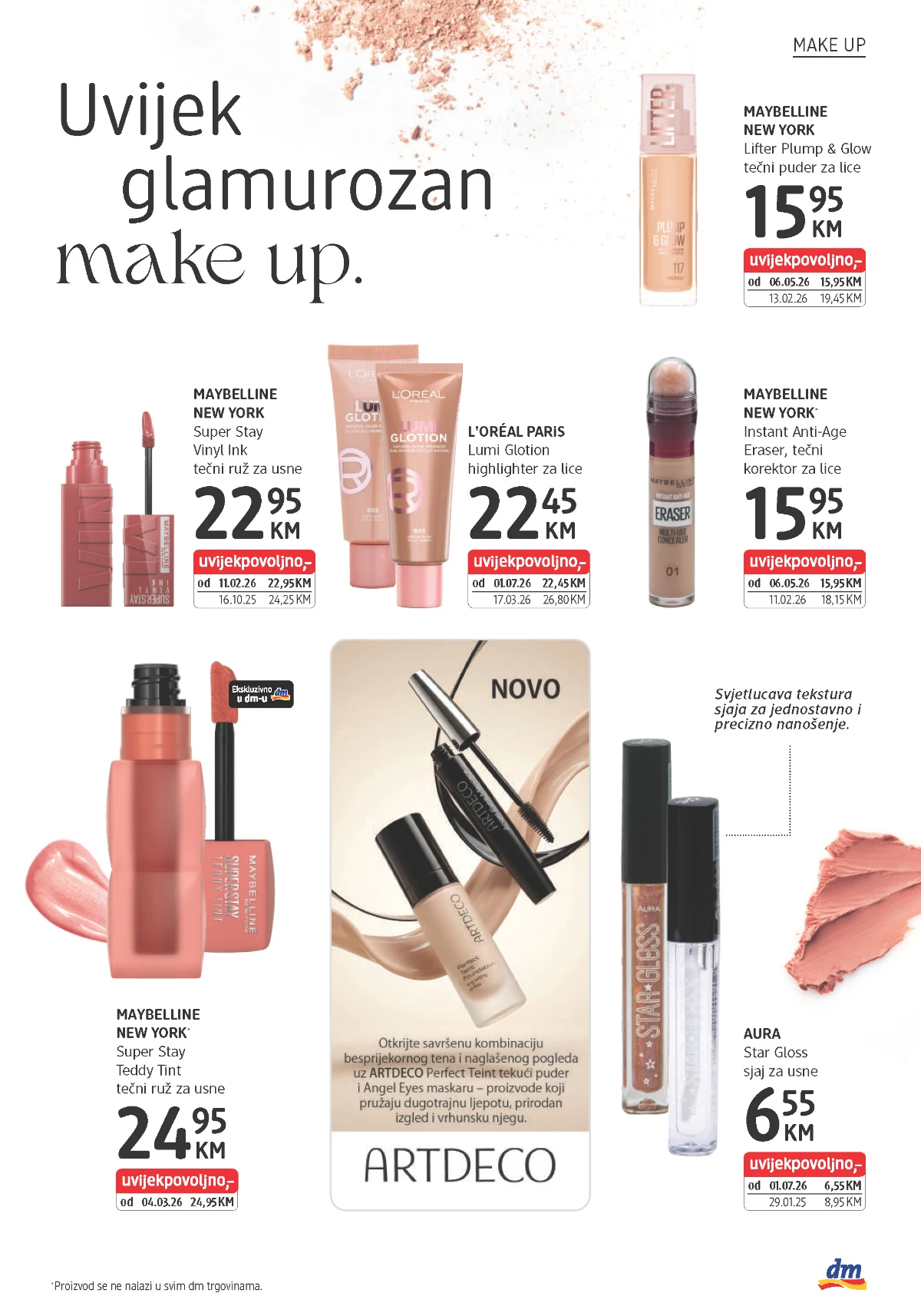 dm katalog juli 2026 - dekorativna kozmetika i make up