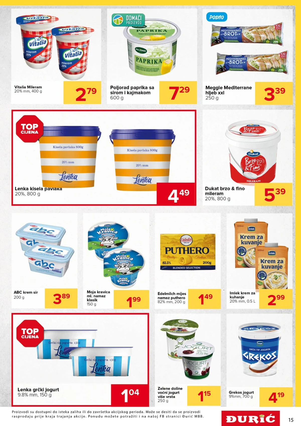 Đurić katalog do 26.08.2026. – stranica 15 Đurić katalog do 26.08.2026. – akcijska ponuda, stranica 15