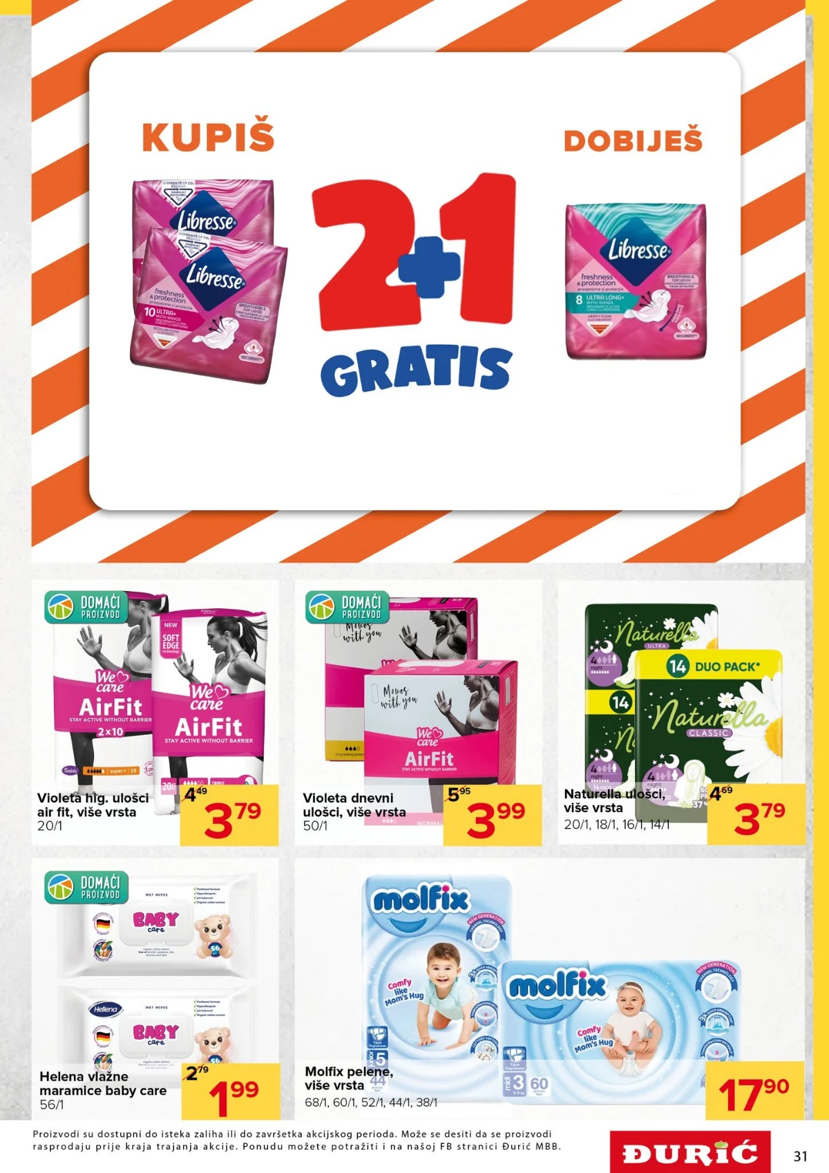 Đurić katalog do 26.08.2026. – stranica 31 Đurić katalog do 26.08.2026. – akcijska ponuda, stranica 31
