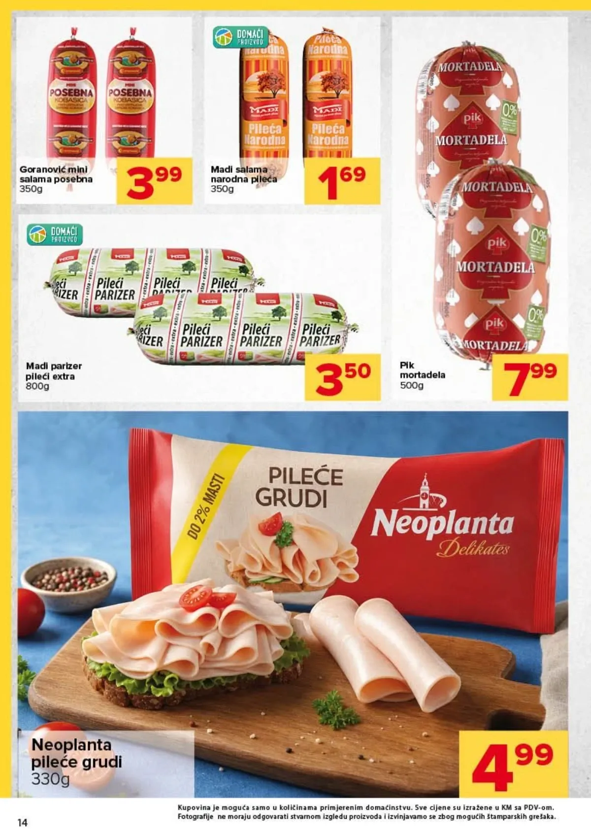 Đurić katalog do 09.09.2026. – pileći parizer, salame, mortadela i pileća prsa