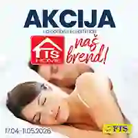 FIS HOME akcija do 30% posteljine nadmadraci jastuci step deke katalog do 11.05.2026