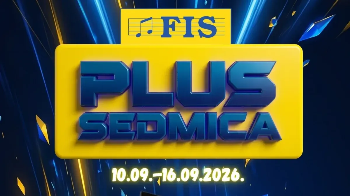 FIS PLUS sedmica od 10.09. do 16.09.2026. – tehnika, garderoba i oprema za dom sniženi do 50%