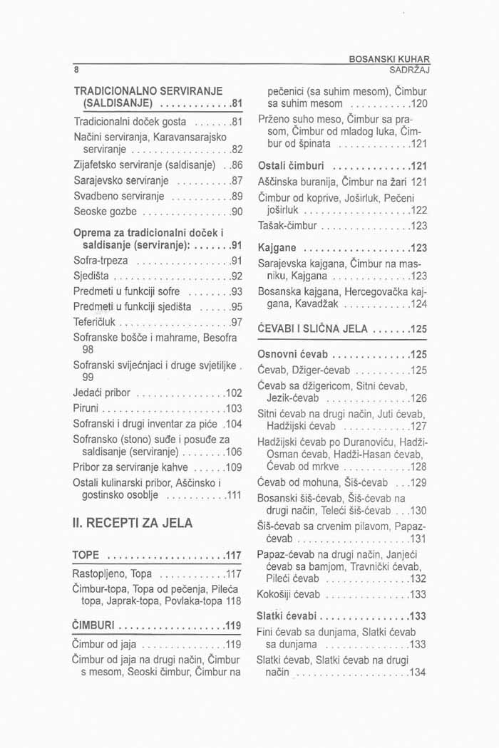 Recepti Bosanski kuhar  Alija Lakišić