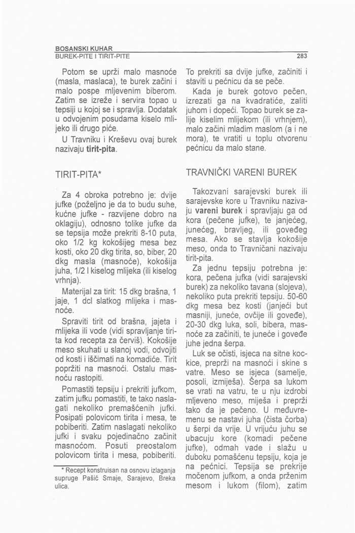 Recepti Bosanski kuhar  Alija Lakišić