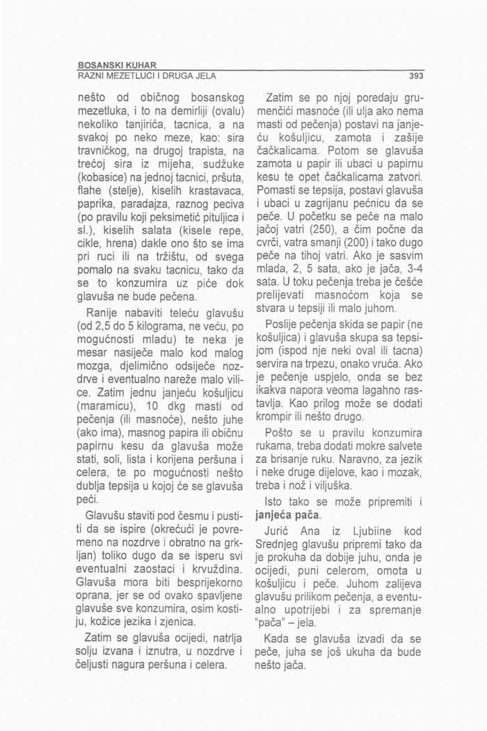 Recepti Bosanski kuhar  Alija Lakišić