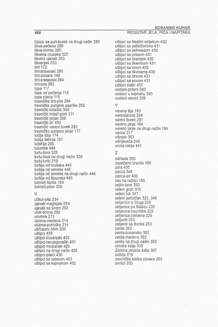 Recepti Bosanski kuhar  Alija Lakišić