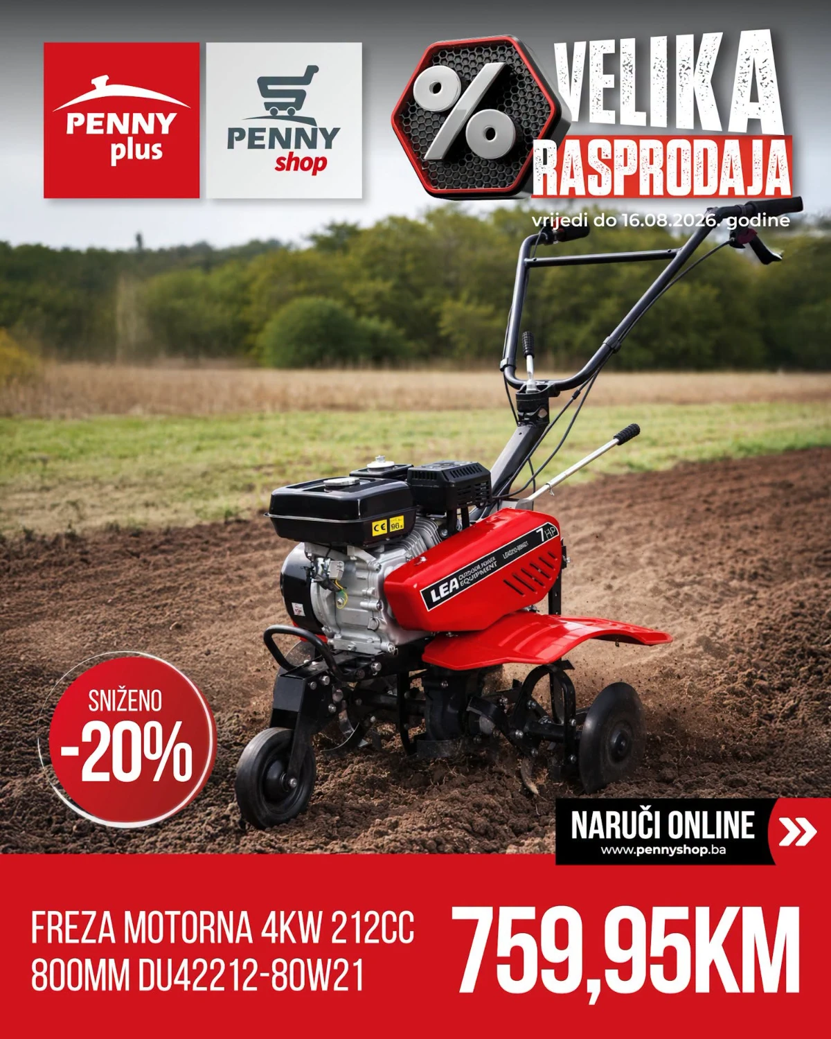 LEA motorna freza LEA motorna freza na PENNY Plus rasprodaji