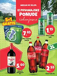 Robot prvomajska akcija do 45 posto sniženja prehrana piće kućne potrepštine do 30. aprila 2026