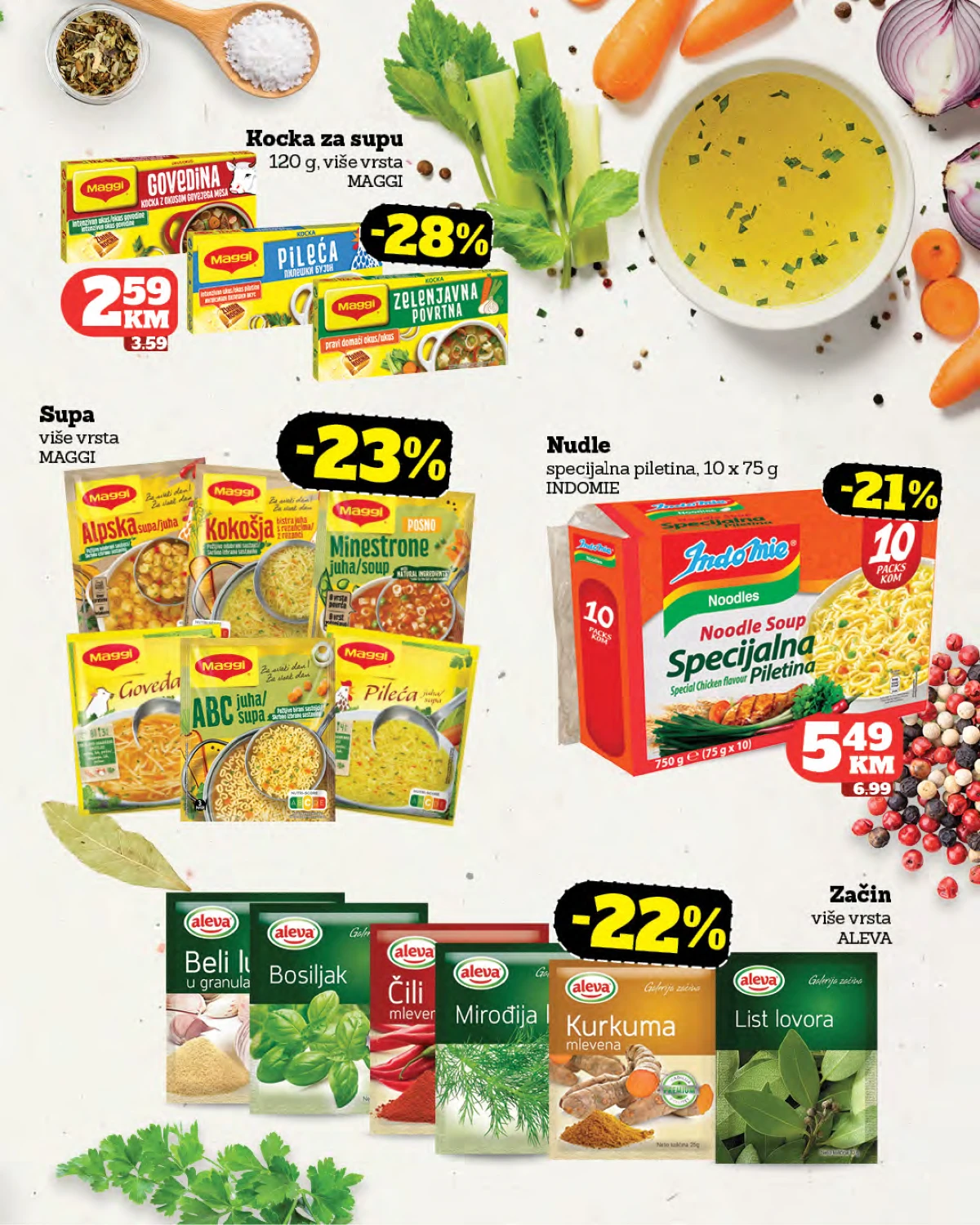 Moj Market katalog strana 3 – supe, nudle i začini