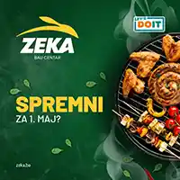 Zeka akcija za 1 maj roštilji baštenski namještaj i oprema do za prvi maj