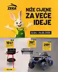 Zeka akcija katalog sniženja posuđe bijela tehnika alat Bosna i Hercegovina do 24. maja 2026